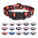 Suredoo dog collar adjustable soft & comfort nylon dog collar for small medium large dog puppies (L pumpkin) l (neck circumference 38-63 cm width 2.5 cm) pumpkin