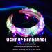 Vakkery Light Up Headband LED Flash Glowing Hair Bands Headbands Laser Hair Hoop for Nightclub Costume Headwear Festival Party Hair Accessories for Women - Buy Online on GoSupps.com