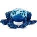 Zappi Co 100% Recycled Plush Poison Dart Frog Blue Toy - Eco-Friendly Stuffed Animal Collection for Newborns (15cm Width) - Buy Online on GoSupps.com