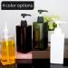 2Pack 22oz/650ml Pump Bottle Dispenser Jansburg - Refillable Square Plastic Lotion Dispenser - Empty Liquid Container for Soap, Lotion, Shampoo - White - 2PCS - Buy Online on GoSupps.com