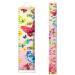HIFOT Kids Growth Chart Height Measuring Chart Butterfly Canvas Wall Hanging Rulers for Baby Children Kids Boys Bedroom Decor 74.8''* 7.87''