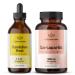 HERBAMAMA Dandelion and Sarsaparilla Roots Kit - Bundle of Dandelion Root Extract 4 Fl Oz & Sarsaparilla Root Capsules - Vegan Non GMO Sugar & Gelatin-Free - 2 Pack