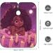 African American Black Girl Purple Barber Cape - Professional Hair Cutting Salon Apron Water Stain Resistant Anti-Static 56.7 66.9 Inch - Buy Online on GoSupps.com