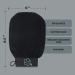 Exfoliating Mitt Set for Body Scrubbing and Tan Removal - Mahlow Aqua (2pcs) - Buy Online on GoSupps.com