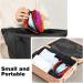 Glitter Rainbow Curve Women's Napkin Storage Bag - Portable Period Bag for Teens & Girls - Menstrual Cup Pocket & Breastfeeding Insert Holder - Buy Online on GoSupps.com
