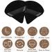 12 Piece Black Velvet Triangle Powder Puff Set for Daily Makeup - Soft, Reusable, Dry/Wet Makeup Puffs for Loose Powder, Foundation, and Cream Blush - Buy Online on GoSupps.com