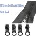 Meikeer 12-Piece Zipper Slider Repair Kit - Black, Bronze, Silver Replacement Sliders for Metal, Plastic, Nylon Jacket Zippers - Buy Online on GoSupps.com