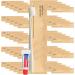 Kraft Paper Dental Kit: Eco-Friendly Wheat Straw Toothbrush & Colgate Toothpaste - 50 Pack for Sustainable Oral Care - Buy Online on GoSupps.com