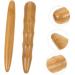 Plafope 6-Piece Acupressure Massage Tools Set - Multi-Purpose Eye Neck Shoulder and Foot Massagers - Manual 11.5x1.5cm Light Brown - Buy Online on GoSupps.com