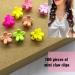100 Pcs Colorful Flower Baby Hair Clips for Girls with Box - Toddler Hair Accessories - Buy Online on GoSupps.com