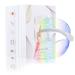 L E D Face Mask Light Therapy  Red&Blue Light Therapy for Face  7 Colors L E D Light Therapy Mask  Beauty Mask Rechargeable Portable for Facial Skin Care at Home and Travel White 7 Colors L E D Face Mask