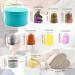 Adjustable Metal Copper Finger Thimble Set - 11Pcs Sewing Thimble Finger Protectors - Blue Silicone Leather Thimble Finger Tips - Ideal for Embroidery, Quilting, and Needlework - Buy Online on GoSupps.com