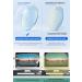 Lanomi Frameless Reading Glasses - Blue Light Filter UV400 Protection Gray Tinted Lens Rectangle Vision Aid 1.0x Magnification - International Shipping Available - Buy Online on GoSupps.com
