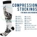Haskirky High Elasticity Compression Socks - 2 Pairs for Adult Leisure, Travel, and Running - Relieve Fatigue with American Short Hair Cat Design - Buy Online on GoSupps.com