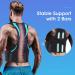 Frii Posture Corrector for Women and Men - Adjustable Back Brace for Shoulder and Lumbar Support - Breathable and Comfortable - Medium Size (29.1-33 inches) - Black - Buy Online on GoSupps.com