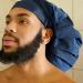 Jumbo Size Waterproof Shower Cap for Afro Hair | Adjustable & Reusable | Blue - Buy Online on GoSupps.com