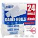 24 Pack Premium Gauze Rolls Bandages 4 in x 4.1 Yards Professional Wound Care lint-Free Latex Elastic Bandage Premium Wound Care Supplies and Medical Supplies First aid Supplies.