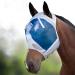 Harrison Howard CareMaster Horse Fly Mask UV Protection without Ears with Nose Protection Hawaiian Blue Warmblood(L) L Blue