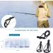 Hifisher Fishing Rod Tip Repair Kit - 40pcs Top Guides, Epoxy Resin, Stainless Steel Ceramic Ring Tips - Buy Online on GoSupps.com