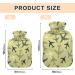 Buy Green Military Hot Water Bottle 1L with Soft Cover - Ideal for Winter Comfort & Warmth for Bed Hand Neck Shoulders - International Shipping Available - Buy Online on GoSupps.com