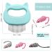 Cat and Dog Massage Grooming Comb Set | Pet Hair Remover for Matted Fur | Deshedding Tool for Cats and Dogs | Shell Comb Design | 3+1pcs - 3 Colors - Buy Online on GoSupps.com