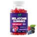 Melatonin 10mg Gummies with 10mg of Melatonin Per Gummy (60 Servings) - Maximum Strength Sleep Support for Adults - Gluten-Free Non-GMO Vegetarian Great Tasting Mixed Berry Flavor - 60 Servings