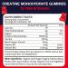 Buy Creatine Monohydrate Gummies - 5g Chewable Supplement for Strength Growth & Energy | Taurine & B6 | Low Sugar Organic | 2 Pack 60 Count - Buy Online on GoSupps.com