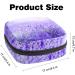Pretty Purple Lavender Ladies Tie Storage Bag | Large Menstrual Cup Pocket with Zipper | Perfect Storage for Panty Liners & Tampons | Multicolored Design for Girls & Women - Buy Online on GoSupps.com