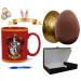 Harry Potter Gryffindor Easter Set with Coffee Mug Easter Eegg & Pen