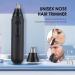 Ear and Nose Hair Trimmer 2024 - Professional Painless Rechargeable Waterproof Double Edged Blades Easy to Clean - Black - Buy Online on GoSupps.com