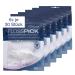 Wellsamed unwaxed dental floss sticks tasteless for thorough interdental cleaning (180 pieces)