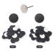 qingmeng 100PCs Feet grinder grinding paper replacement grinding paper grinding wheel Pedicure tool panes PAD cornea removal foot care sandpaper for cracked heels hard dead skin ( 25mm) 101-part set