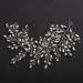 Chargances Bridal Crystal Statement Hair Vine Wedding Rhinestone Beaded Headband Dainty Silver Handmade Hair Accessories for Women and Girls Brides - Buy Online on GoSupps.com