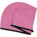 Hair Towel Wrap - Quick Drying Pink Gingham Turban with Button | Premium Hair Drying Towel for Effortless Styling - Buy Online on GoSupps.com
