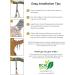 5ft Tree Swing Hanging Straps Kit - 2000 lb Capacity - Easy Installation with Safer Lock Carabiner Hooks - Ideal for Swing Sets, Tire Swings, Hammocks - Buy Online on GoSupps.com