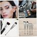 minkissy 2 Sets Metal Handle Makeup Brush Eyebrow Brush Eyeshadow Eye Shadow Makeup Brush Makeup Brush for Women Loose Powder Brush Eye Makeup Brush Artificial Fiber Oblique Head Beaded - Buy Online on GoSupps.com