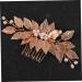 FRCOLOR Wedding Hair Comb Leaf Pearl Hair Comb Wedding Bride Hair Comb for women wedding bride headdress wedding hair bride hair decoration tiaras for women Miss abs side - Buy Online on GoSupps.com