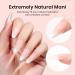 Beetles French Press On Nails - Medium Almond White Nude Soft Gel Glue-On Kit | All Season 12 Sizes | Perfect Gift for Nail Lovers - Buy Online on GoSupps.com