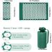 Acupress Tower Matte & Pillow Set - Acupuncture Yoga Mat for Muscle Relaxation & Recovery | Dark Green Carrying Bag - Buy Online on GoSupps.com