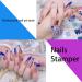 MTDBAOD Nail Art Stamper Set - Clear Silicone Jelly with Lid & Scraper for DIY French Nails | 2Pcs Transparent Nail Art Tools - Buy Online on GoSupps.com