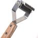 14-Blade Coat King Rake | Professional Pet Dematting Comb for Dogs and Cats | Grooming Stripping Tool (6.2cm) - Buy Online on GoSupps.com