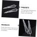 minkissy 1 Pair Crystal Zirconia Hair Clip Wedding Hair Accessories for Women Crystal Hair Clip Bride Hair Clip Crystal Hairpins Hair Barrettes Rhinestone Hair Clips Girl Miss Headgear - Buy Online on GoSupps.com
