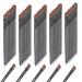 50 Pieces Disposable Angled Eyebrow Brushes Bulk Brow Tint Brushes Flat Tapered Eyebrow Concealer Brush Eye Shadow Applicator Sticks for Women Salon Beauty Cosmetic Makeup Tool Esthetician
