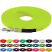 LENNIE BioThane leash 13mm dogs 15-25kg 1m long without hand loop neon yellow sewn 1 m neon yellow
