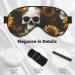 Sunflower Halloween Skull Sleep Mask | Adjustable & Breathable Eye Mask for Comfortable Sleep - Shop Internationally - Buy Online on GoSupps.com
