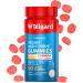 Vegan High Fibre Gummies Wellgard High Strength Fibre Gummy Vitamins B B Biotin and Folic Acid Strawberry Flavour UK Formulated