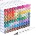 Shuttle Art 88 Colors Dual Tip Alcohol Based Art Markers 88 Colors plus 1 Blender Permanent Marker Pens Highlighters with Case Perfect for Illustration Adult Coloring Sketching and Card Making