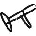 Marengos Weide Halver | Soft Halter for Horses & Ponies | Simple Handlebar for Pasture | Velcro Adjustable | Black Pony Sizes - Buy Online on GoSupps.com