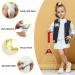 26 Piece Self Adhesive Chenille Letter Patches A-Z White 2.56 Inch - Varsity Embroidered Gold Glitter Border - Stoney Clover Alphabet Patches - DIY Craft - Buy Online on GoSupps.com