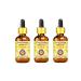 DEve Herbes Pure Golden Jojoba Oil (Simmondsia Chinensis) with glass dripper natural therapeutic quality cold -pressed (pack of three) 100ml x 3 (10 oz) 100 ml (3 -pack)